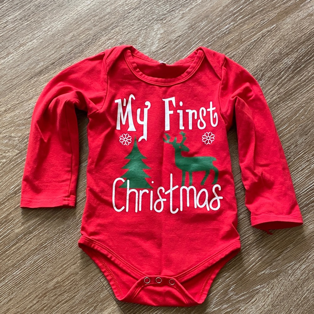 Red Christmas Baby Onesie18-24 months